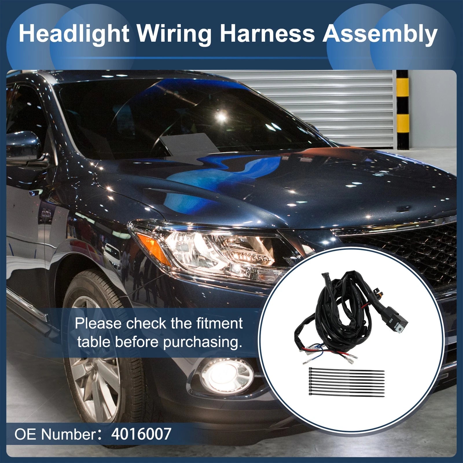 Headlight Cable Repair Kit for Polaris General/General 4 (2016–2023)