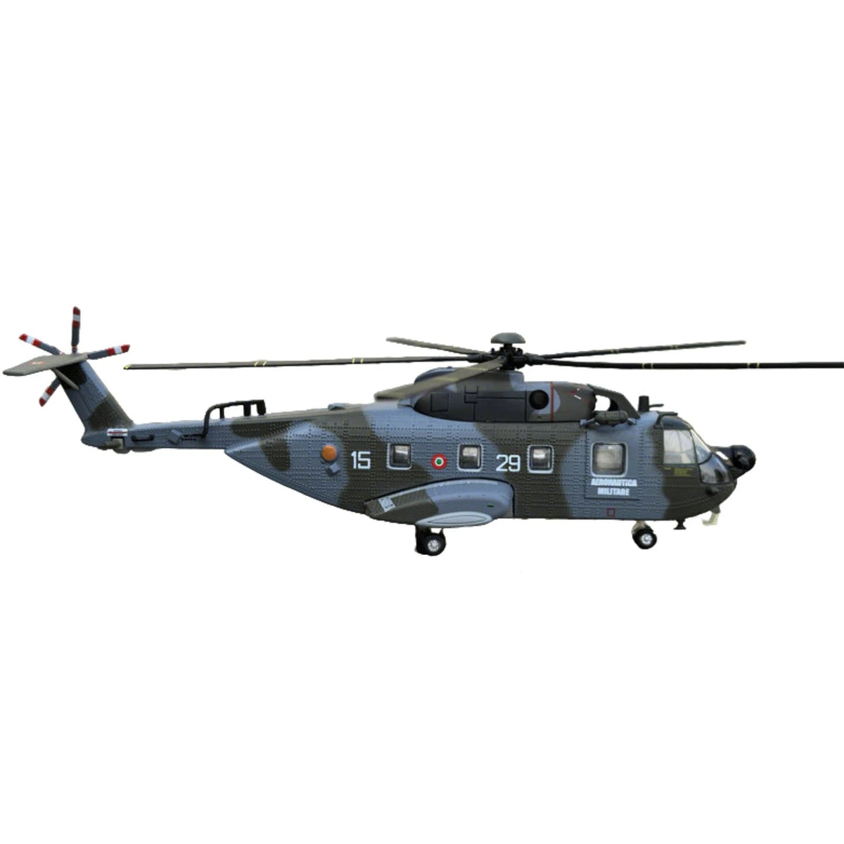 Diecast Agusta AS-61R Pelican Helicopter Model 1/100 Scale