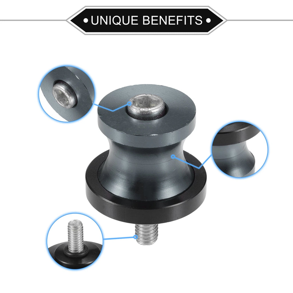 Motorbike Swingarm Spools 6mm CNC Replacement for Universal Fit (2000–2025)