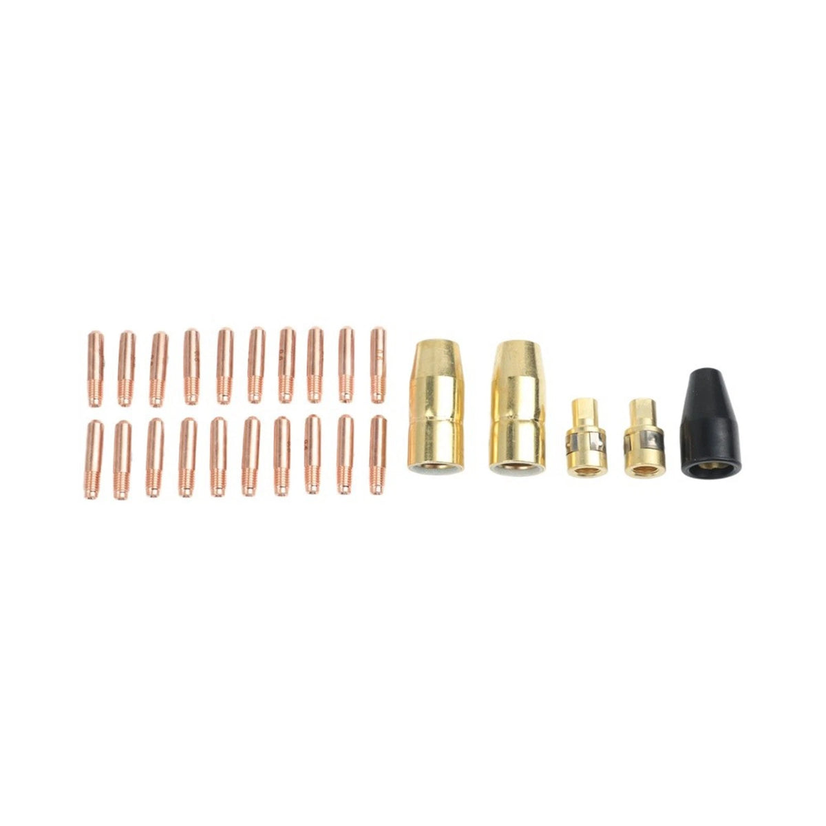 25PCS Nozzle Contact Tip Diffuser Kit for Miller MIG Welders