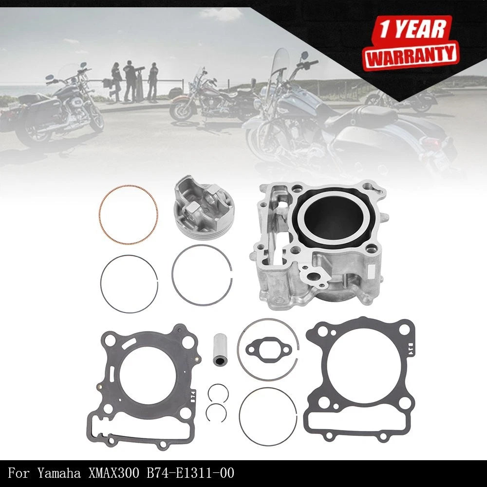 Engine Cylinder Gasket Piston Kit for Yamaha XMAX300 (2017–2023) B74-E1311-00