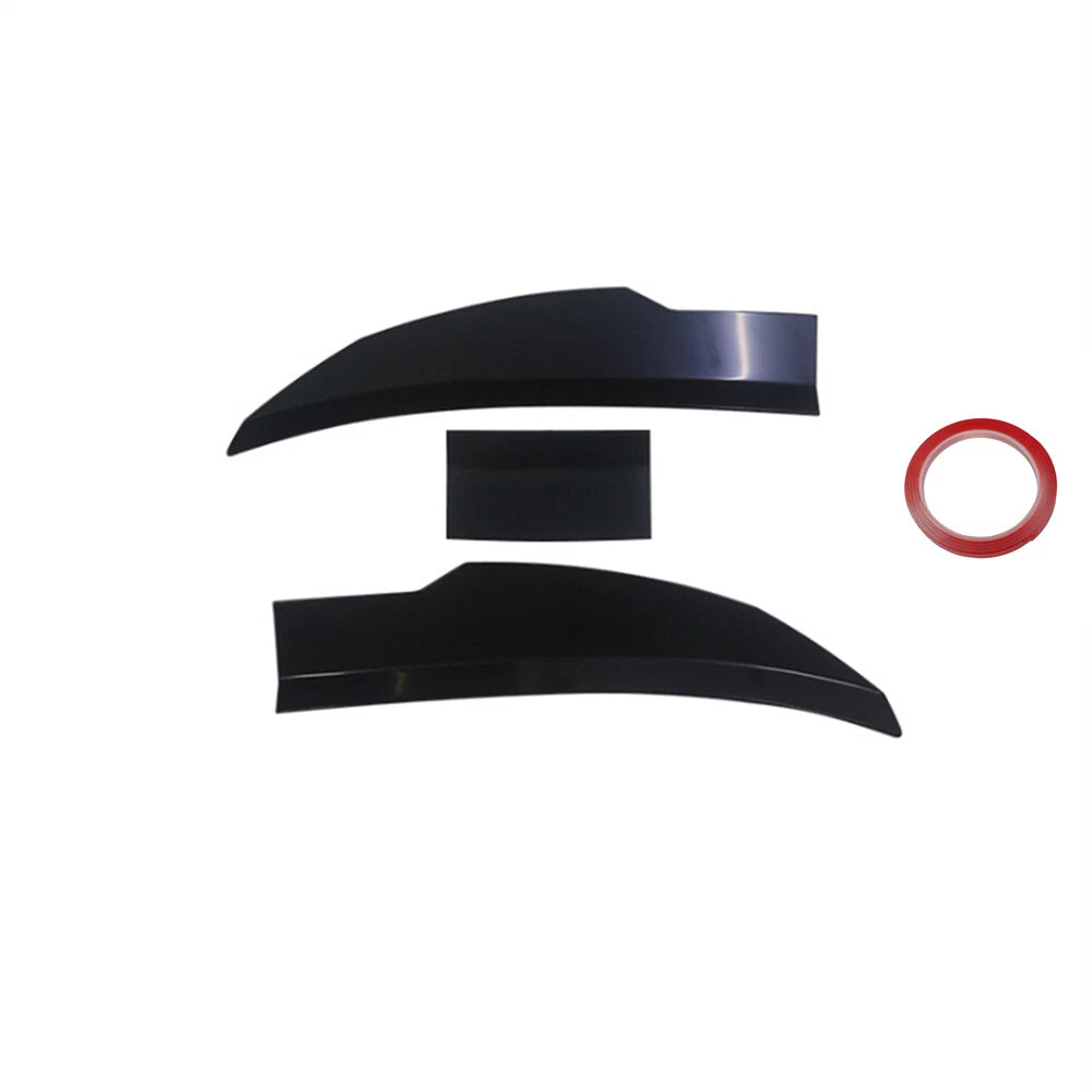 Adjustable Rear Trunk Spoiler Lip for Sedan (Glossy Black)