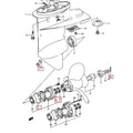Lower Unit Gearcase Seal Kit for Suzuki DT8/9.9HP (09282-16003, 09280-52004)