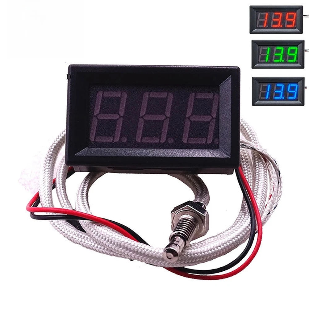 Digital Display Thermometer for 12V Power Supply (0.1 Resolution)