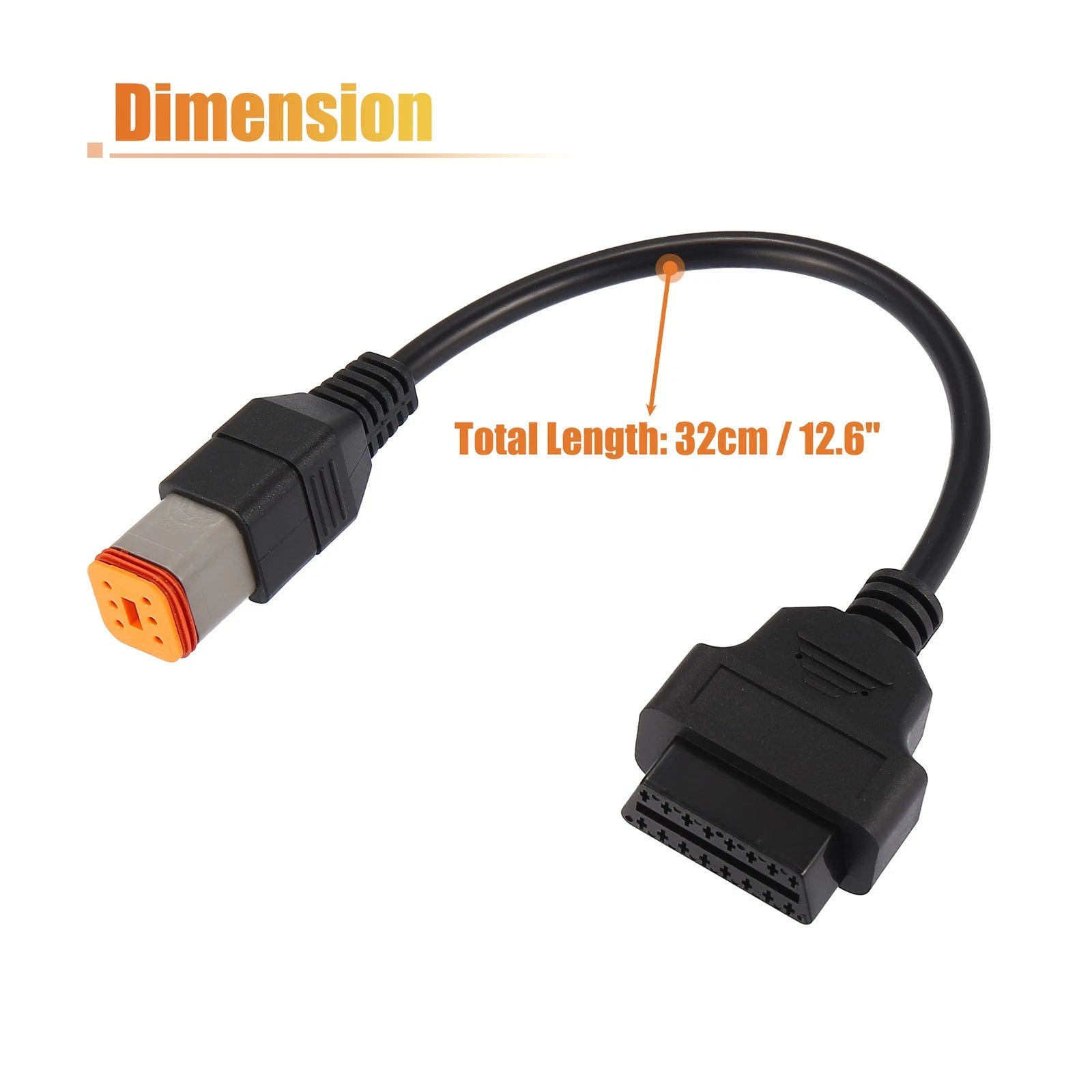 OBD2 Diagnostic Adapter Cable 6 Pin for Harley Davidson (Item of 1) (2011–2018)