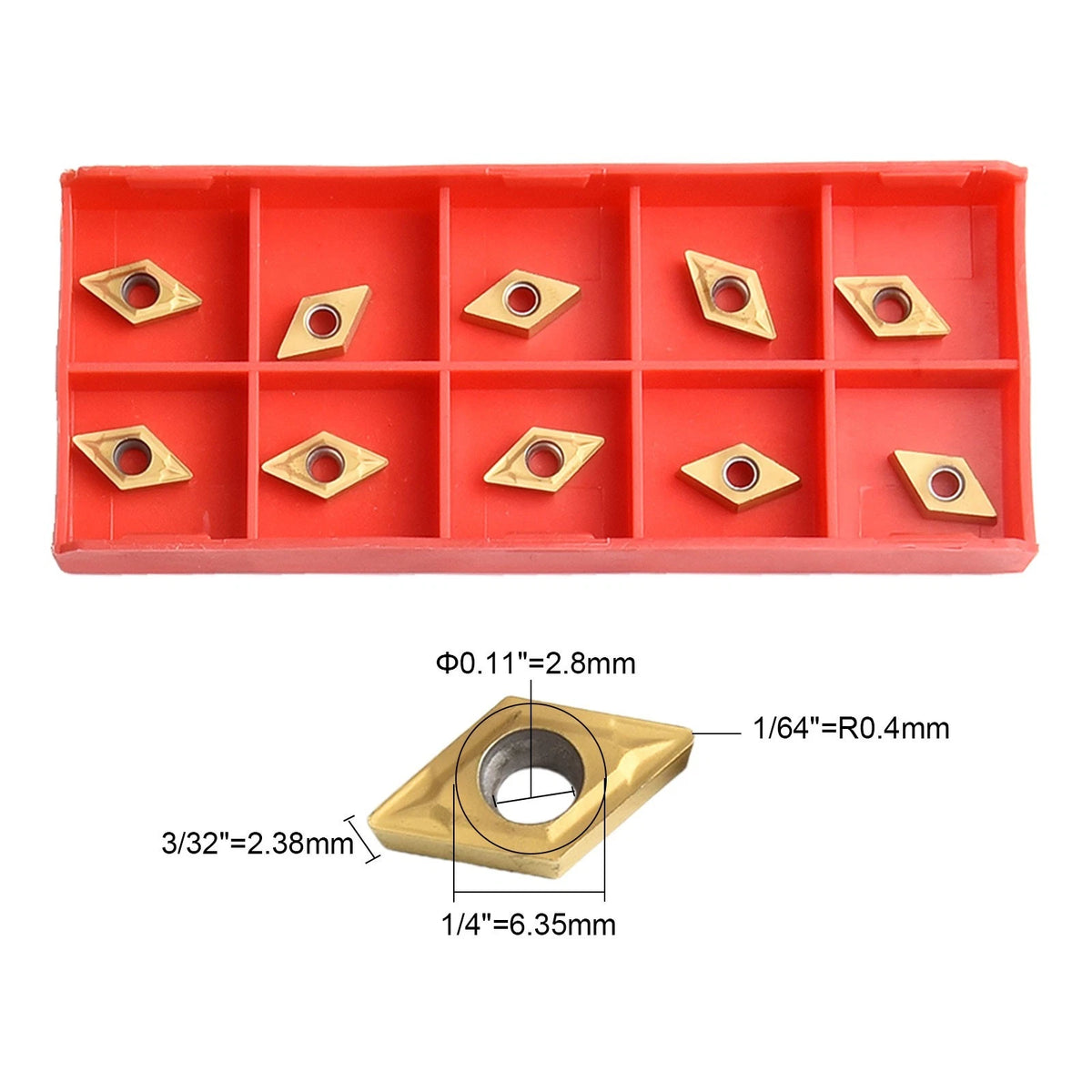 SDNCN 1010H07 External Holder and DCMT070204 Inserts for Machining