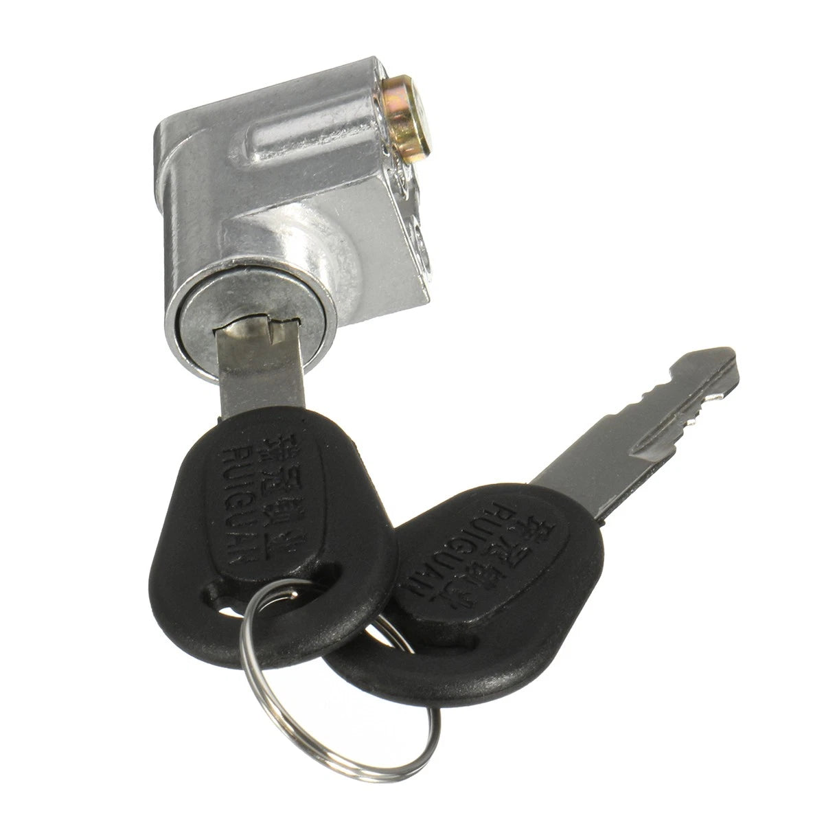 Safety Lock for Universal Motorcycle E-Bike Electric Scooter with 2 Keys