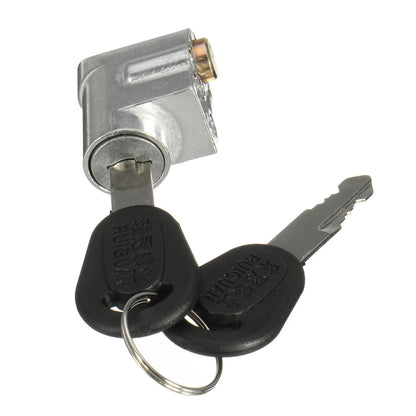 Safety Lock for Universal Motorcycle E-Bike Electric Scooter with 2 Keys