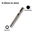 Electric Screwdriver Insert 6.35mm for 1/4" Handle