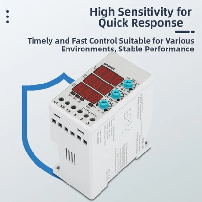 Power Grid Protection Relay for 3-Phase Systems (380V)