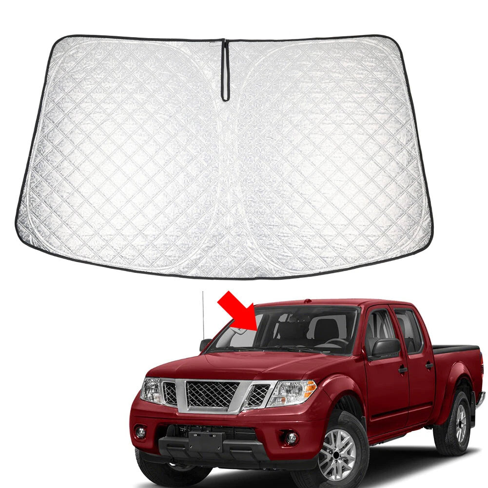 Foldable Windshield Sun Shade for Nissan Frontier (2006–2021)
