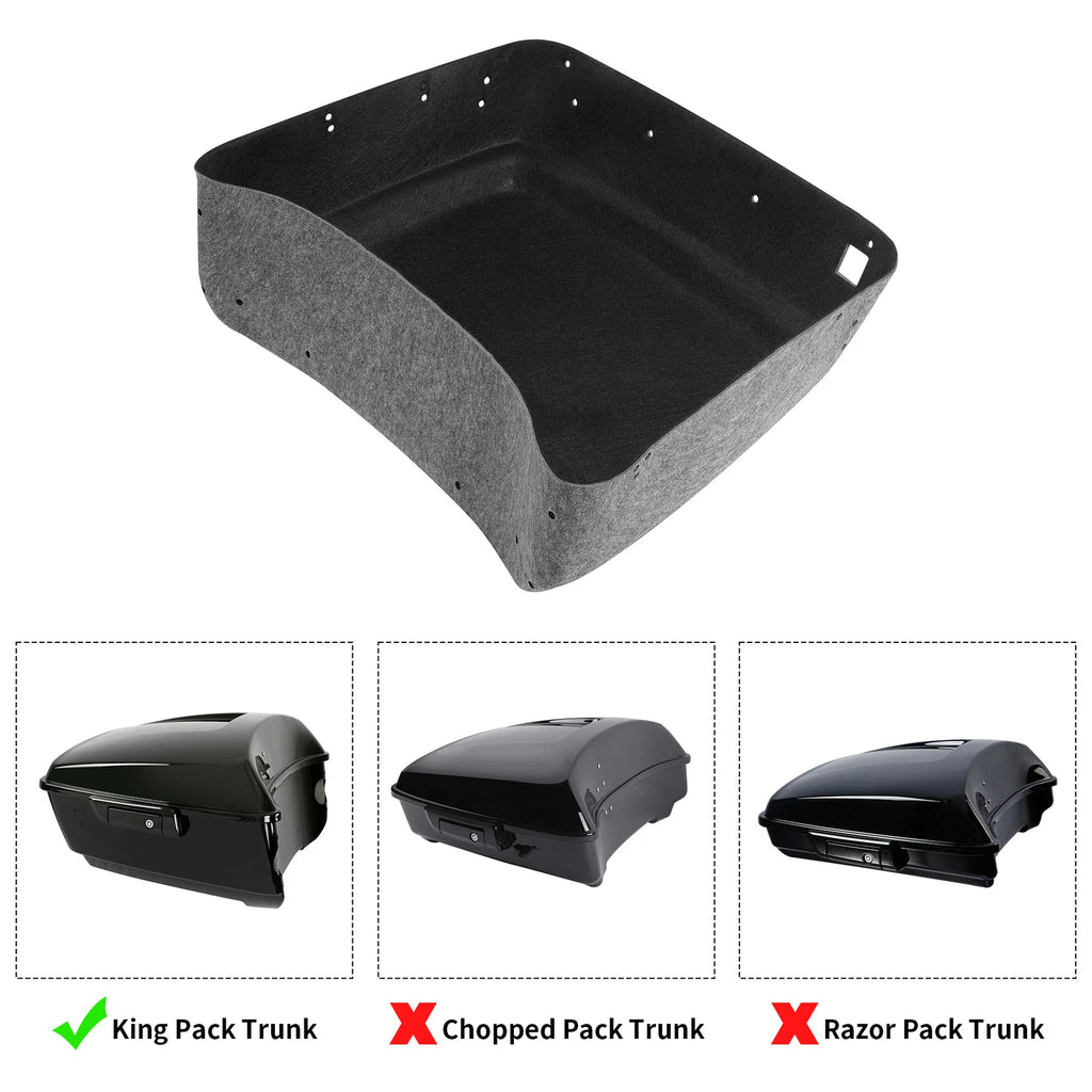 Trunk Insert Carpet Liner for Harley Touring Electra Street Glide (2014–2025)