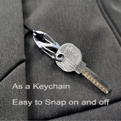 10Pcs Black Locking Zipper Clips For Backpack Travel Case Zipper Lock Anti-theft