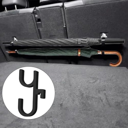 2X Car Umbrella Hooks for Vehicles (No Drilling Required)