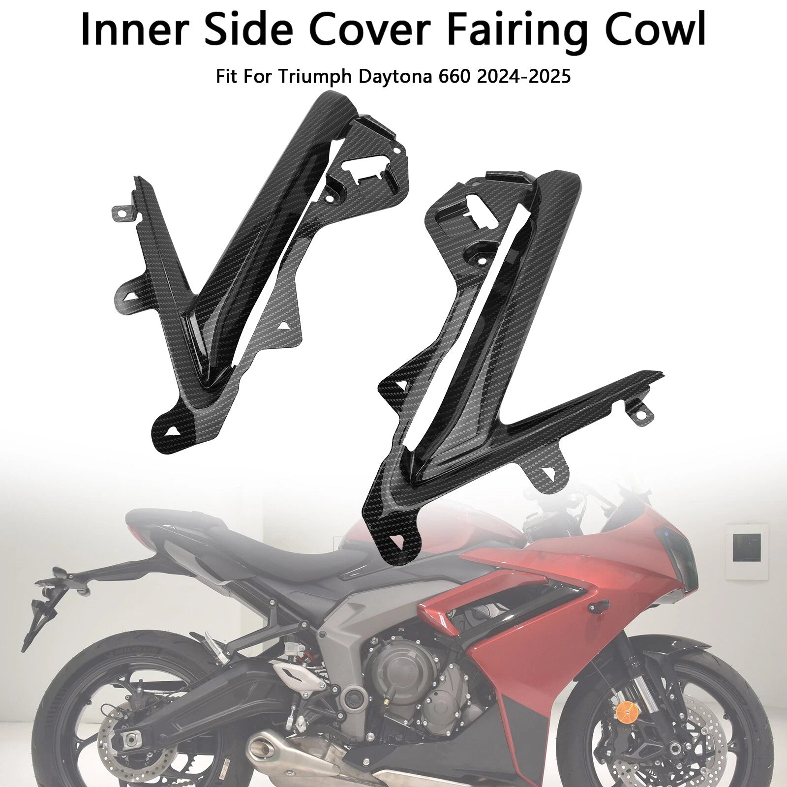Inner Side Cover Fairing Cowl for Daytona 660 (2024–2025) A9