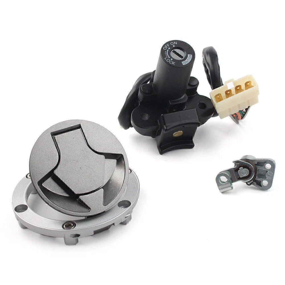 Ignition Switch Fuel Gas Cap Seat Lock Key Set for Kawasaki Ninja 250R 300 (2008–2017)
