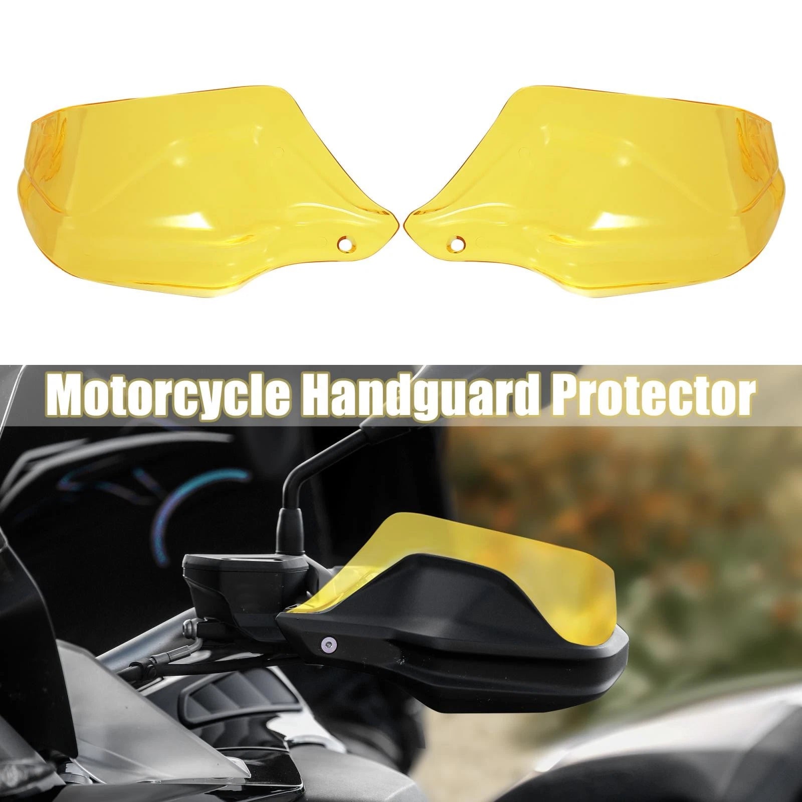 Handguard Protector for BMW R1250GS Windshield Guard Protection Yellow (2019–2024)