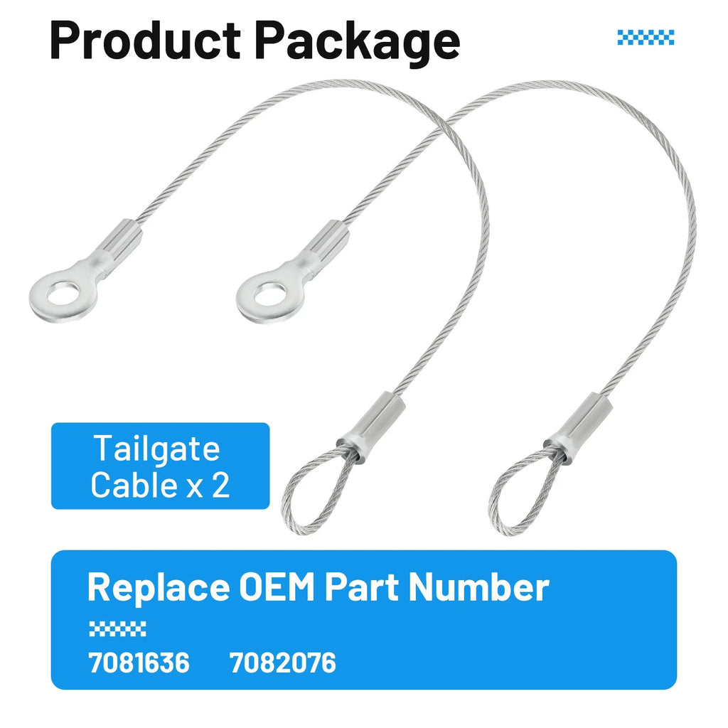 Tailgate Cable for Polaris Ranger 570 Crew (2014–2021) Replaces 7082076 7081636
