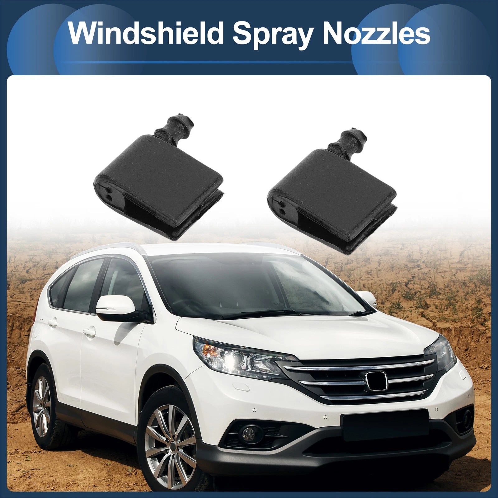 Windshield Washer Nozzle with Hose Connector for Mercedes-Benz Sprinter 4500 (2010–2018)