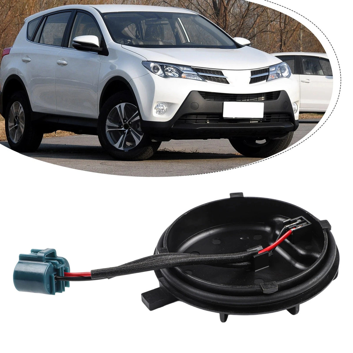 Headlight Bulb Cover Cap for Toyota RAV4 (2019–2022)