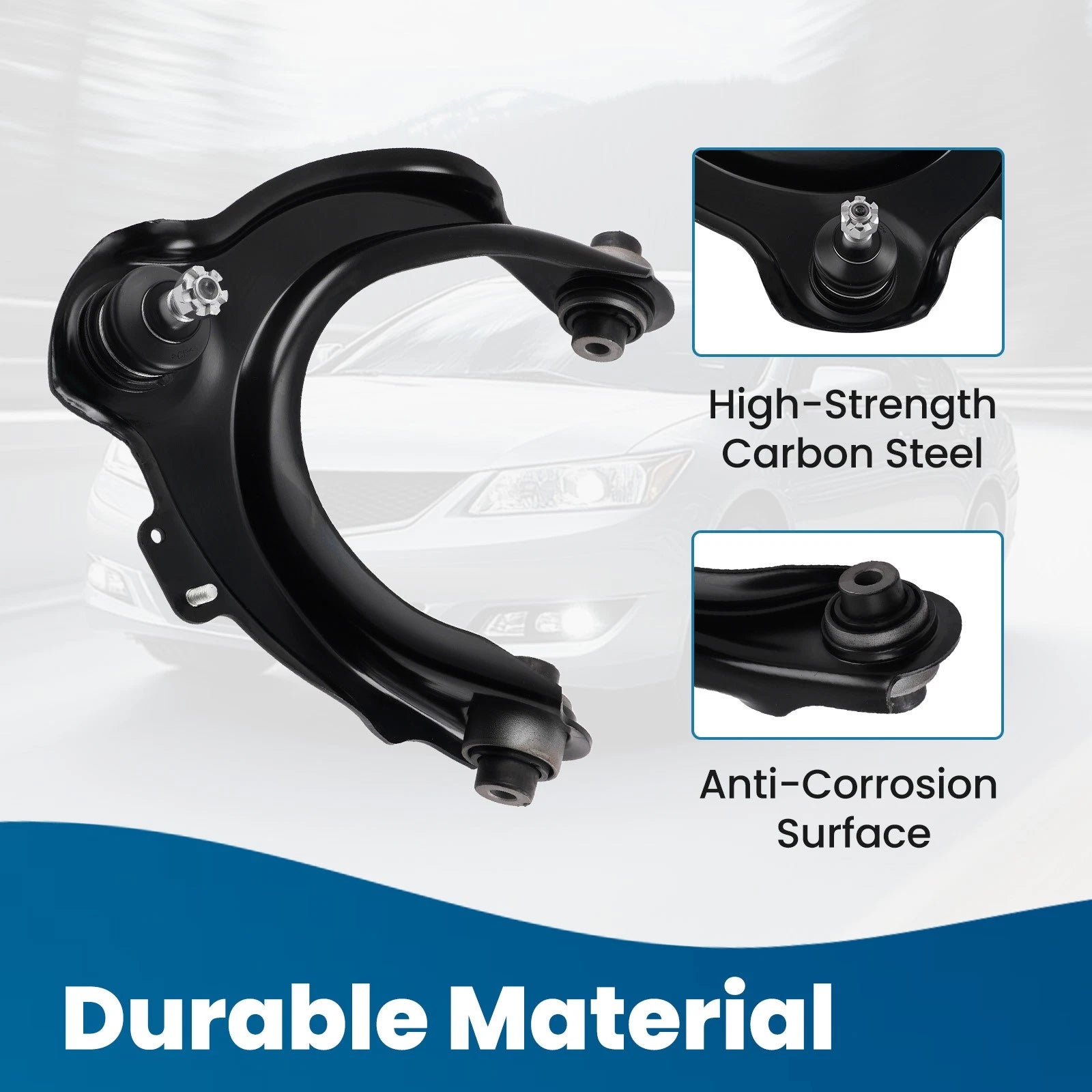 Front Upper Control Arm w/Ball Joint for Honda Accord (2003–2007)