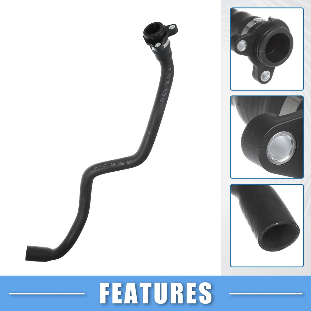Radiator Coolant Hose Replacement for BMW X6 xDrive35i (2008–2014)