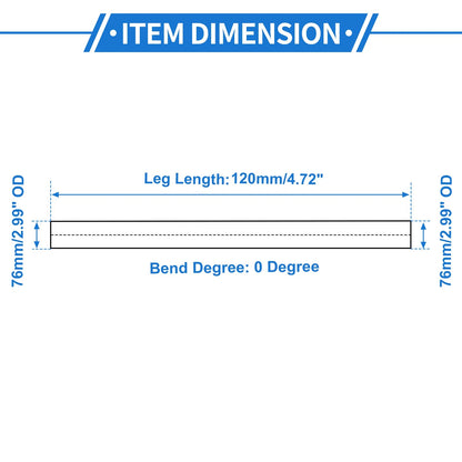 2.99" OD Intercooler Pipe for - 5" L, 0.07" Thickness