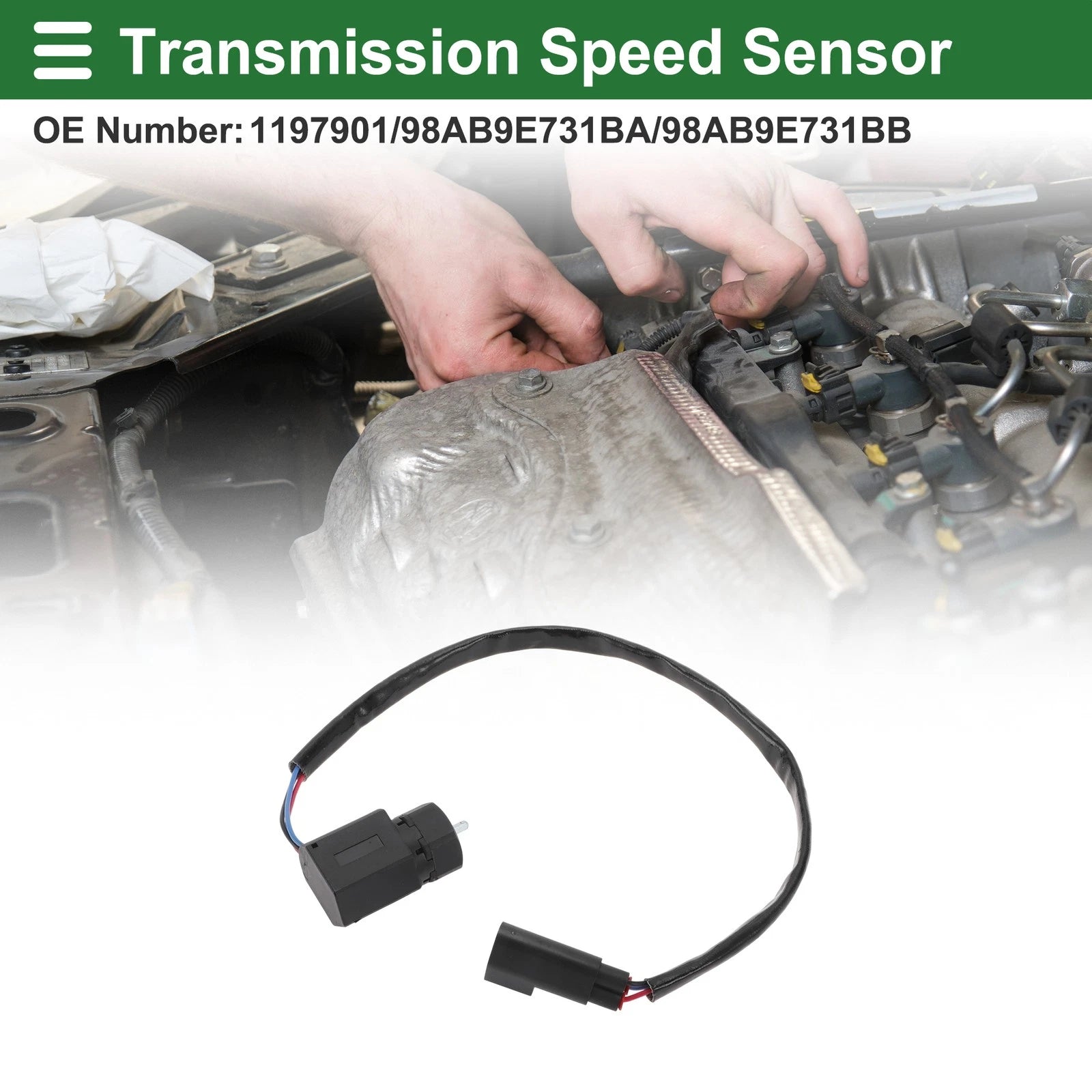 Transmission Speed Sensor for Ford Transit Connect (2002–2013) No.1197901