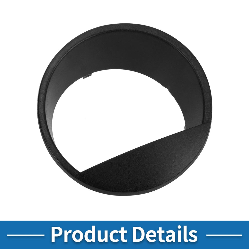 2 Pcs Headlight Trim Bezel for Jeep Wrangler JK (2007–2018)