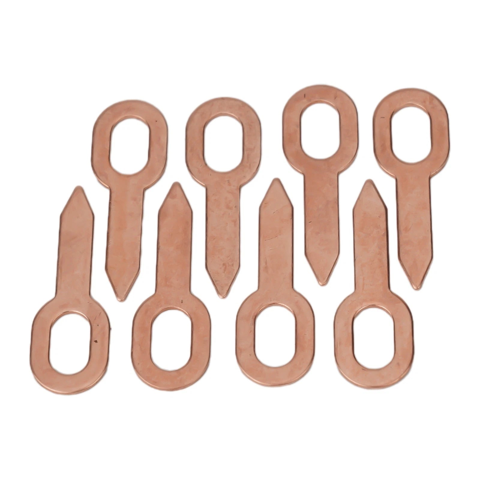 50pcs Recessed Copper-plated Pull Ring Body Panels for