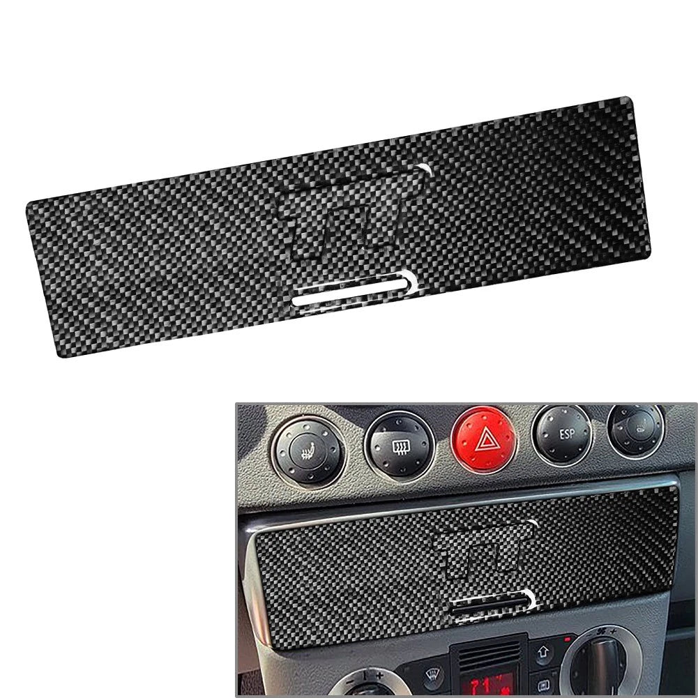 Pair Center Console CD Radio Switch Control Panel Cover for Audi TT (2001–2006)