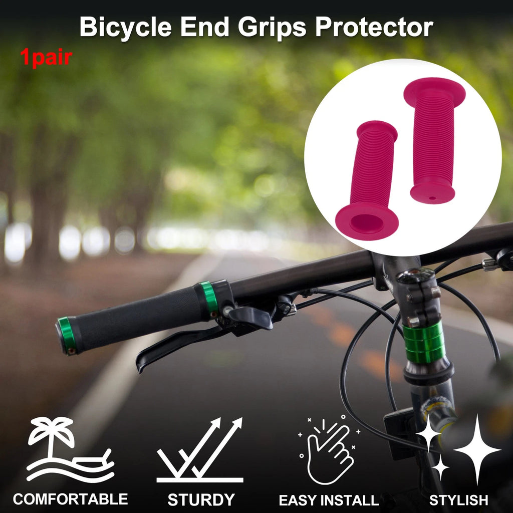 Bike Handlebar Grip Covers 85mm Soft End Grips for MTB 1 Pair