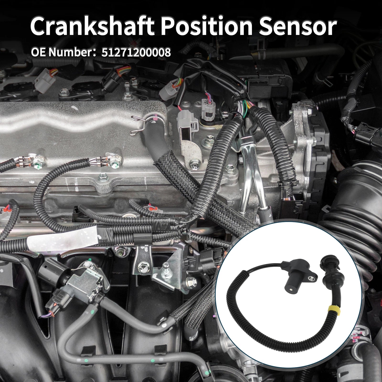 Crankshaft Position Sensor for MAN TGA (No. 51271200008)
