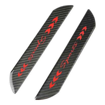 4Pcs Carbon Fiber Car Door Sill Cover Panel Protector for Universal Fit