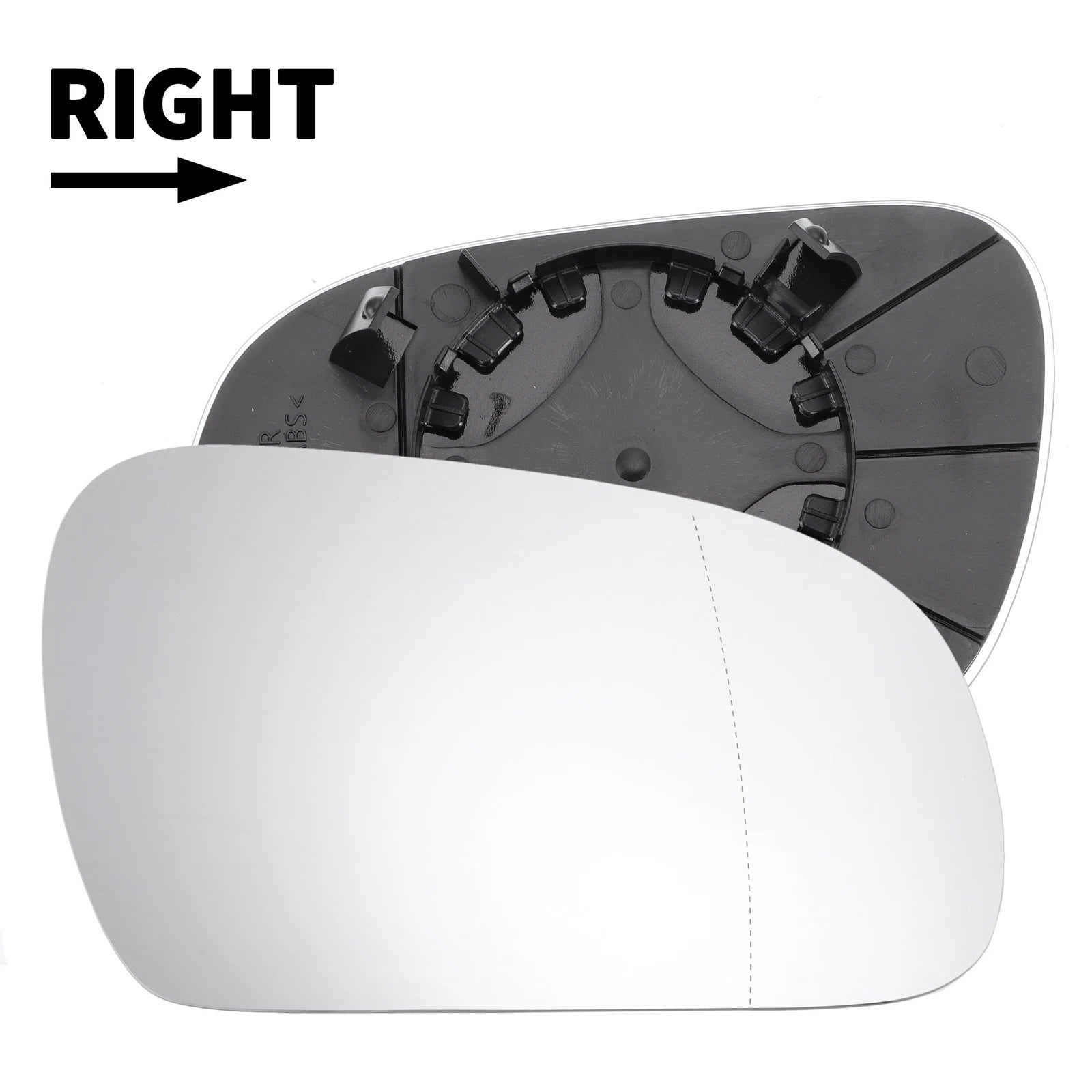 Right Side Mirror Glass Replacement for Volkswagen Fox (2003–2010)