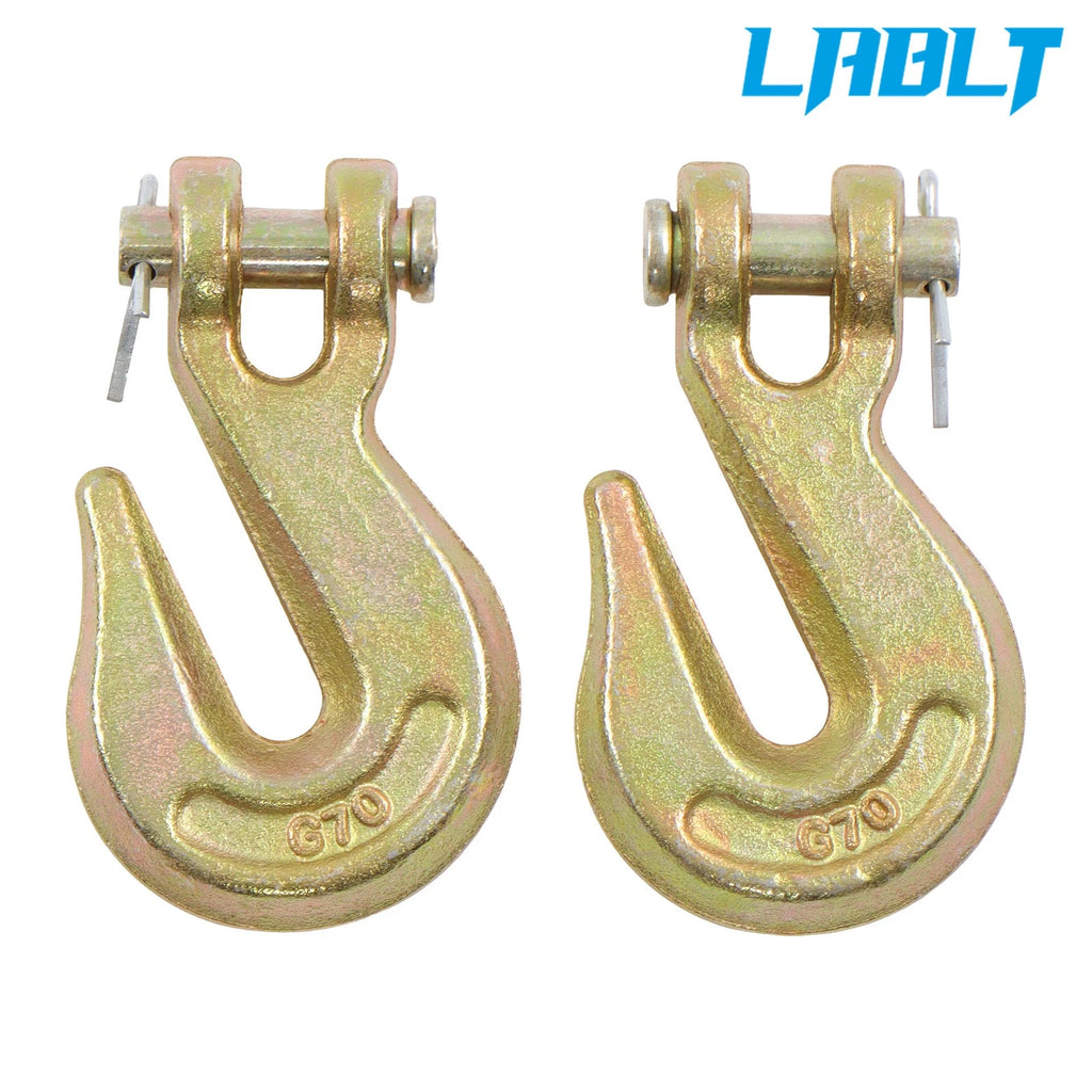 8-Pack Clevis Grab Hooks for Flatbed Truck Trailer Tie Down