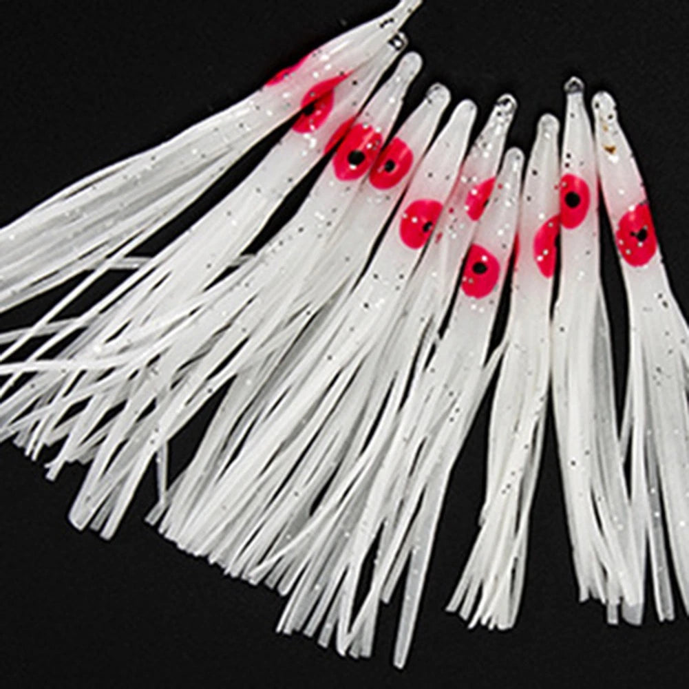 Fishing Baits Set of 4 Needle Shape PVC Replacement Soft Lures
