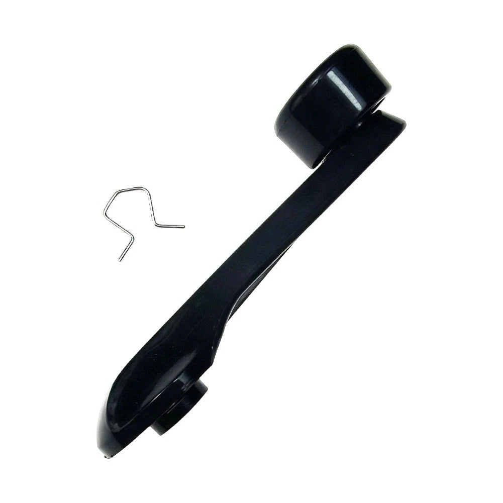 2X Black ABS Window Crank Knob for Honda Civic (1984–2000)