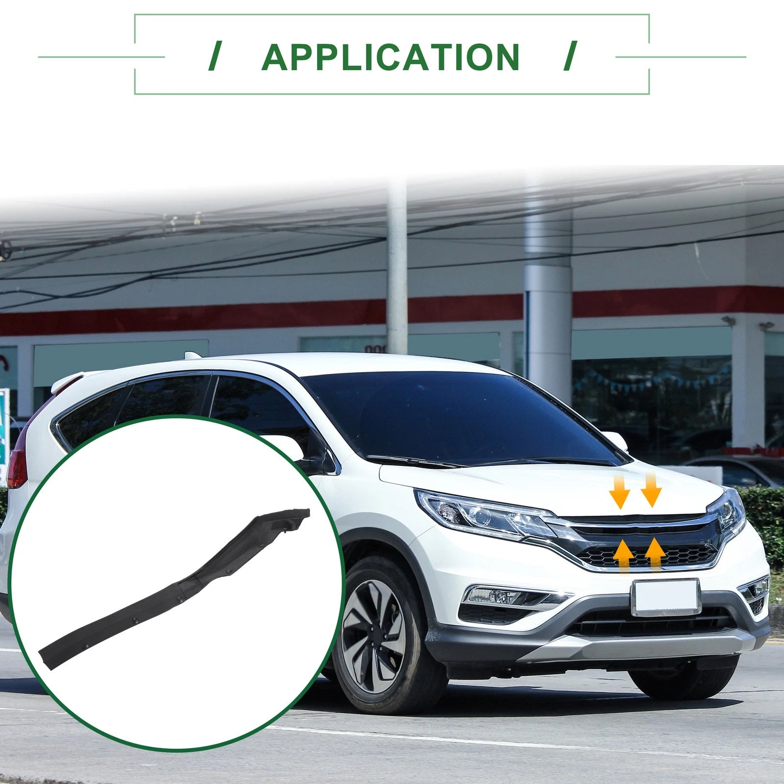 Right Engine Hood Sealing Strip Replacement for Honda CR-V (2007–2009)