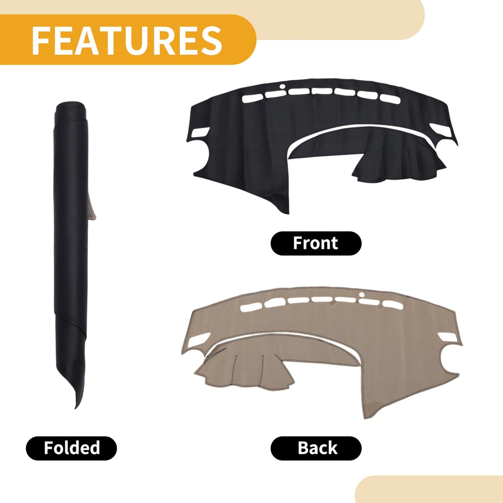 Dashboard Cover for Mazda 3 (2010–2013) Black Anti-Slip