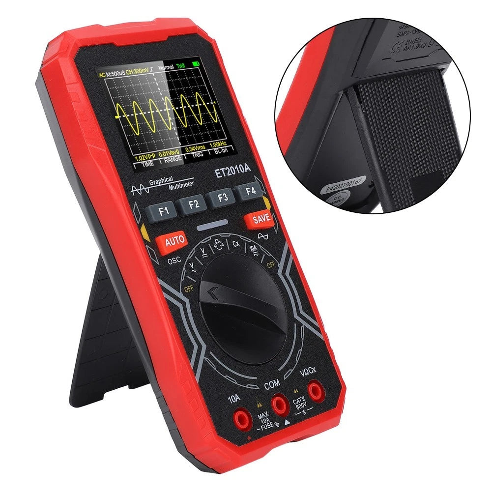 ET2010A Digital Oscilloscope Multimeter with Adjustable Time Base