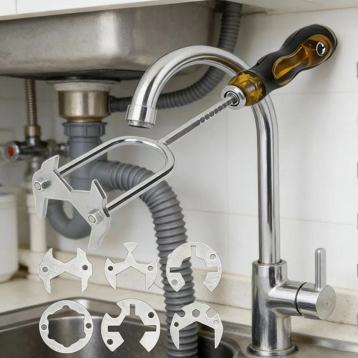 Adjustable Sink Wrench for Faucet Installation