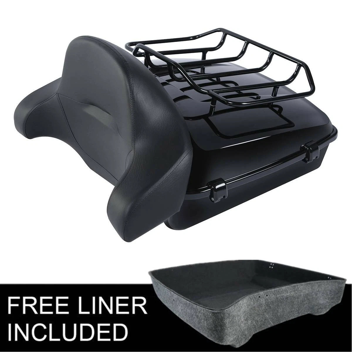 Chopped Trunk Pad Mount Plate for Harley Touring (1997–2008)