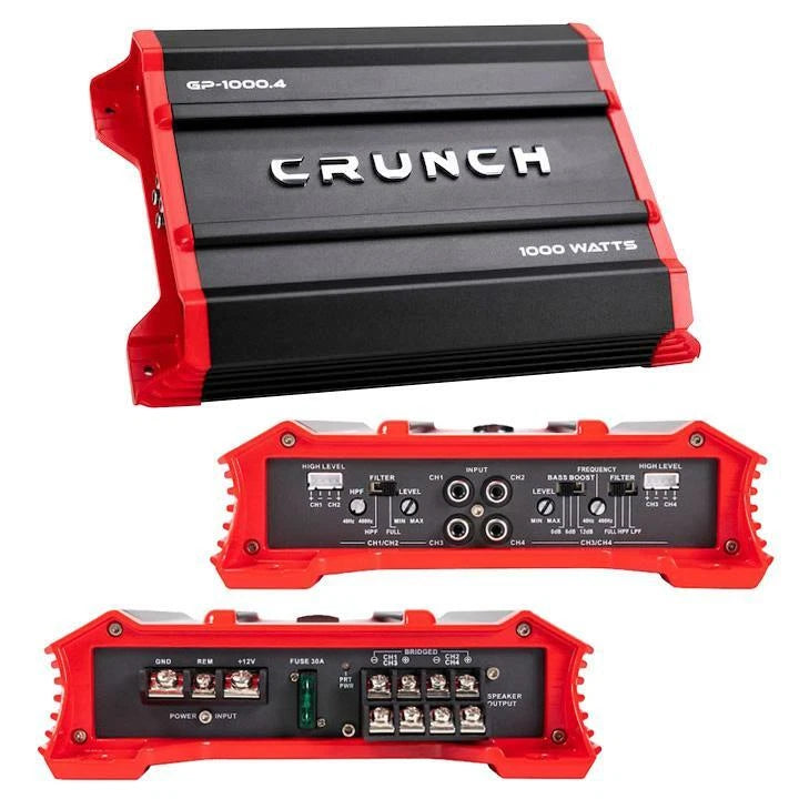 Crunch GP-1000.4 1000W Amplifier for Car Audio Systems