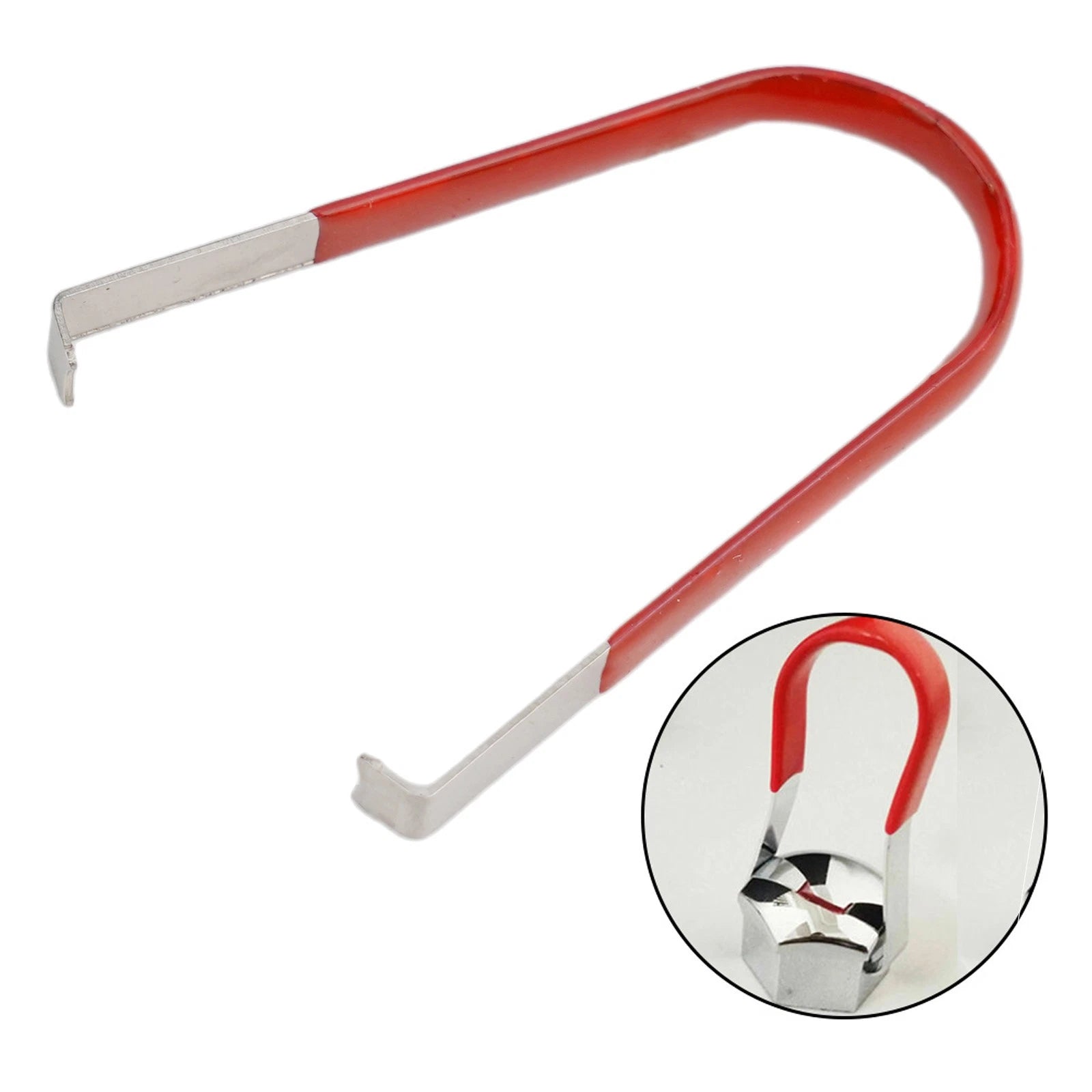 Nut Bolt Cap Remover Tool for Car Wheel (Red)