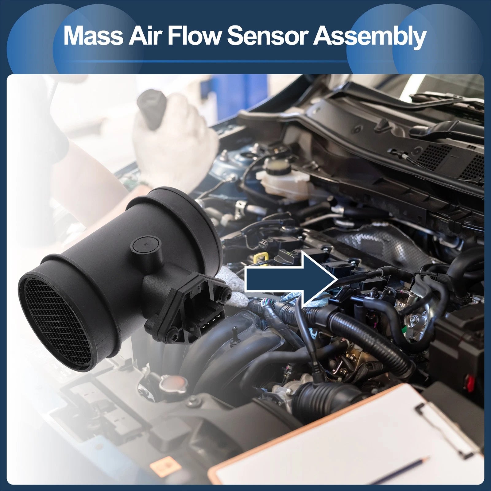 Mass Air Flow Sensor Assembly No. 836576 for Opel Vectra B (1995–2004)