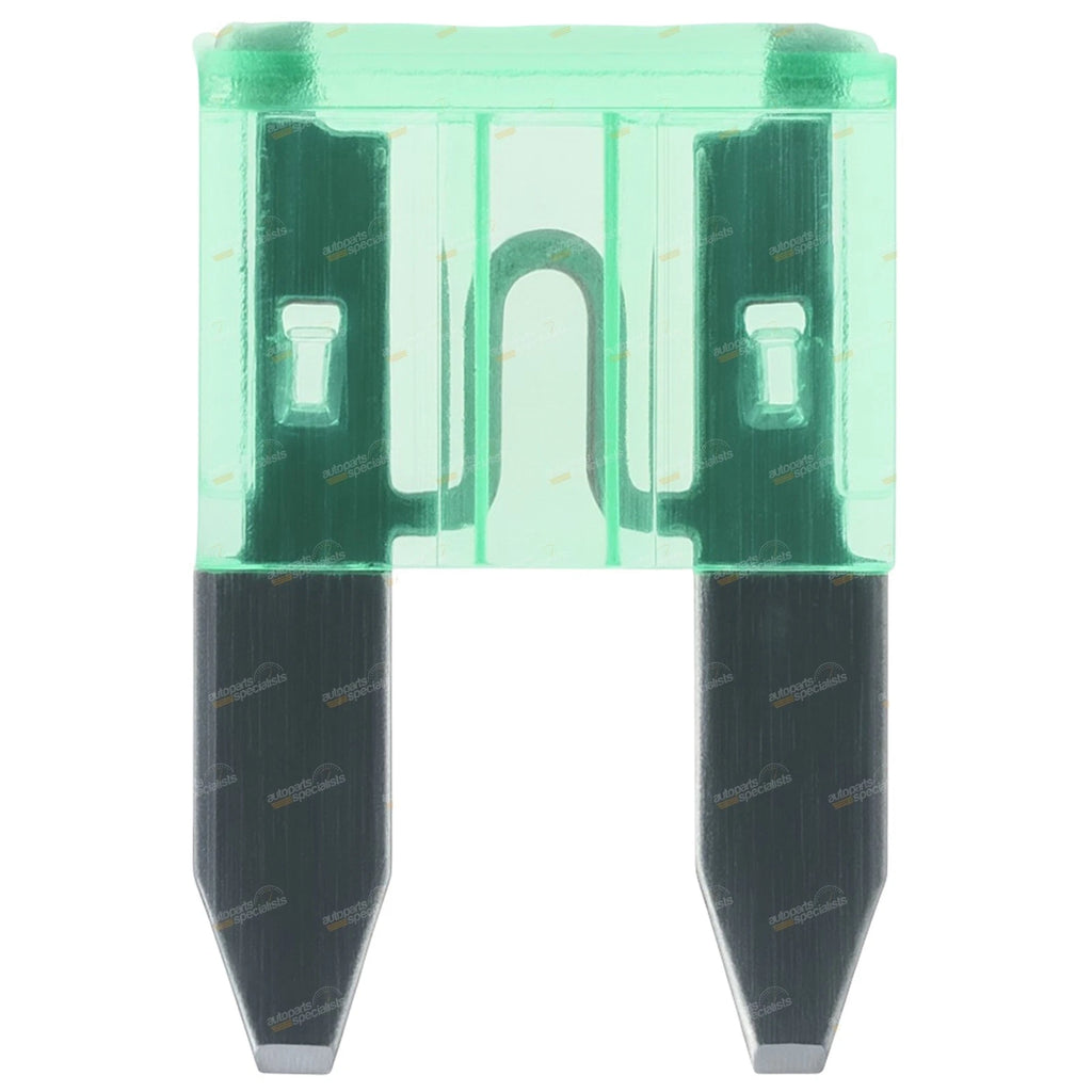 Pack of 100 Mini-Blade Fuses 30Amp for Universal Use