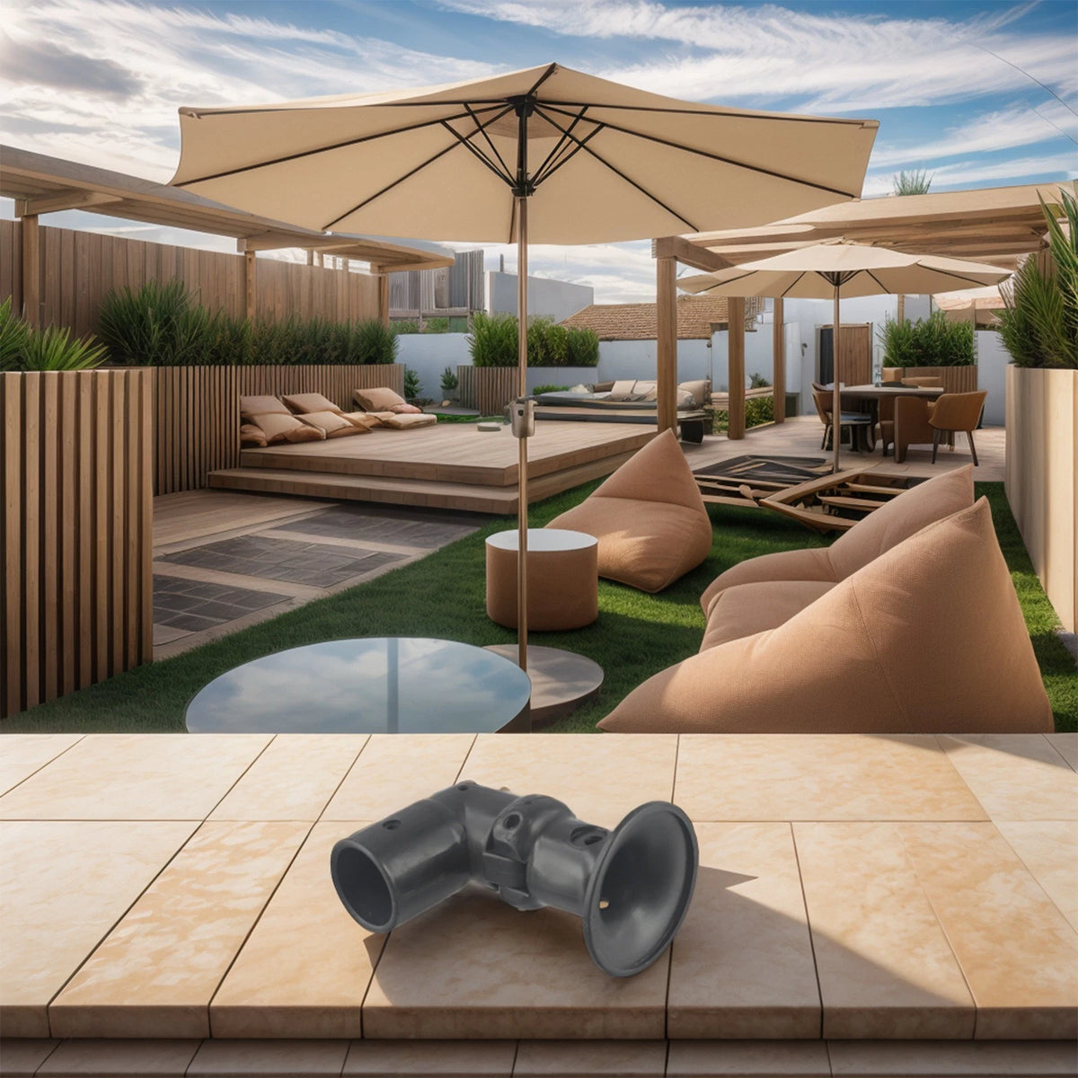 Set of 4 Side Hanging Umbrella Parts for Upgrade