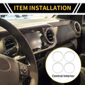 AC Vent Dashboard Decoration Rings 1 Set for Toyota Tacoma (2016–2023)