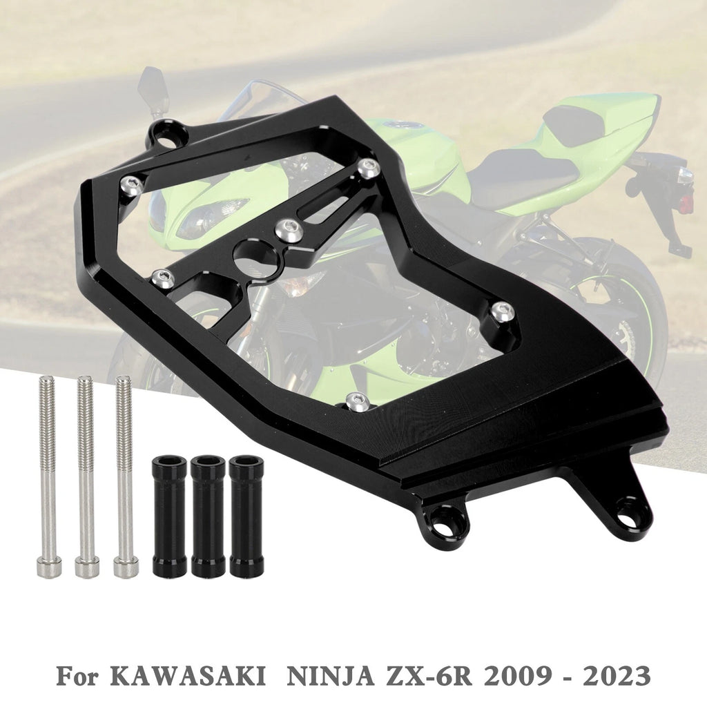 Front Sprocket Cover Chain Guard for Kawasaki Ninja ZX-6R (2009–2023) Black T9